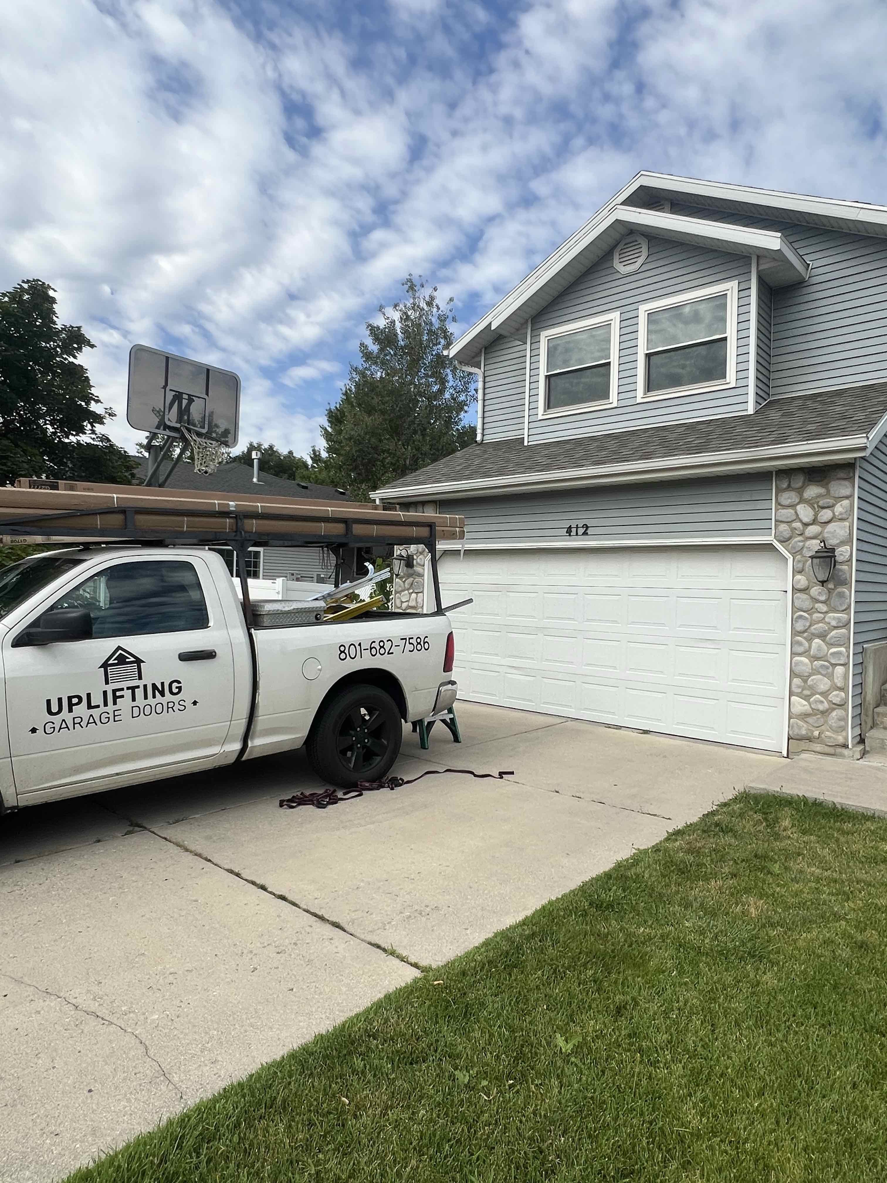 Uplifting Garage Doors Truck