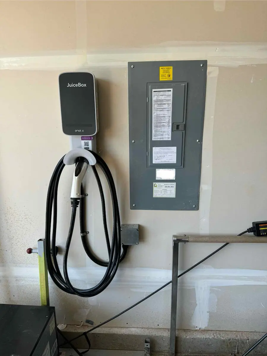 EV charger installation