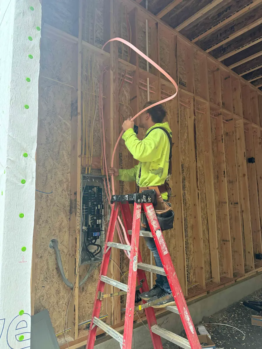 EV home charging station install